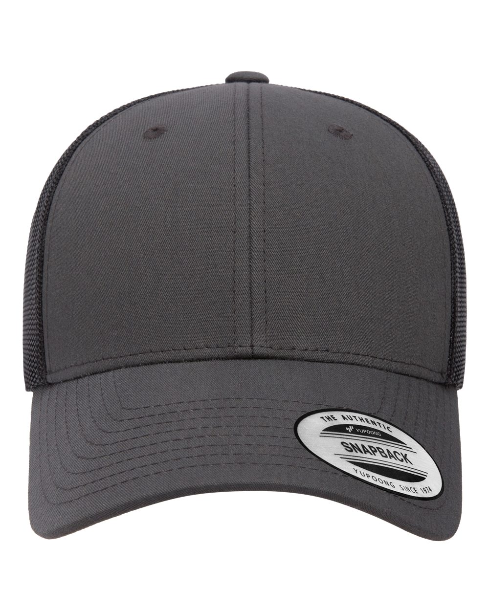 Elite Cap – 6601 – Charcoal/ Black