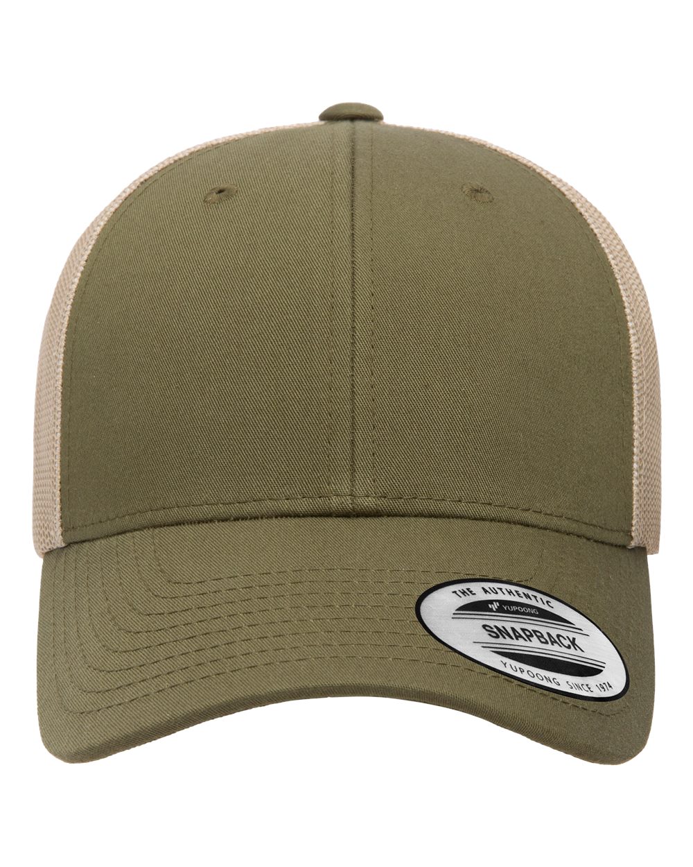 Elite Cap – 6601 – Moss Green/ Khaki