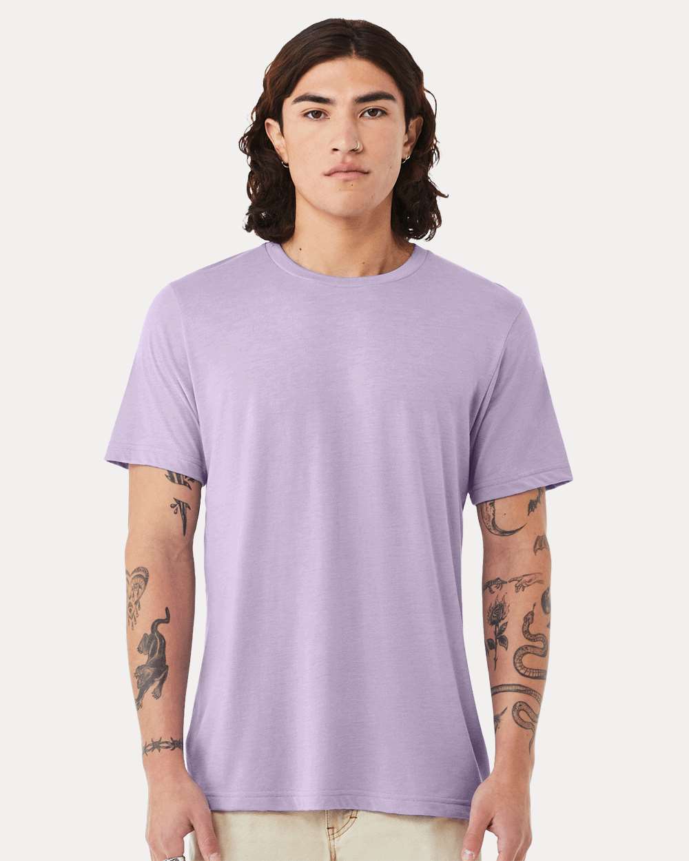 Triblend Tee – 3413 – Dark Lavender Triblend
