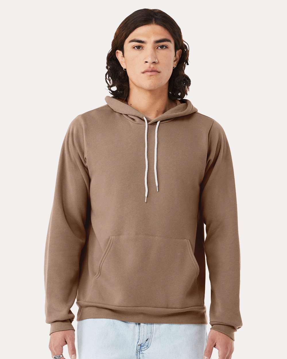 Unisex Sponge Fleece Hoodie Sweatshirt – 3719 – Vintage Brown