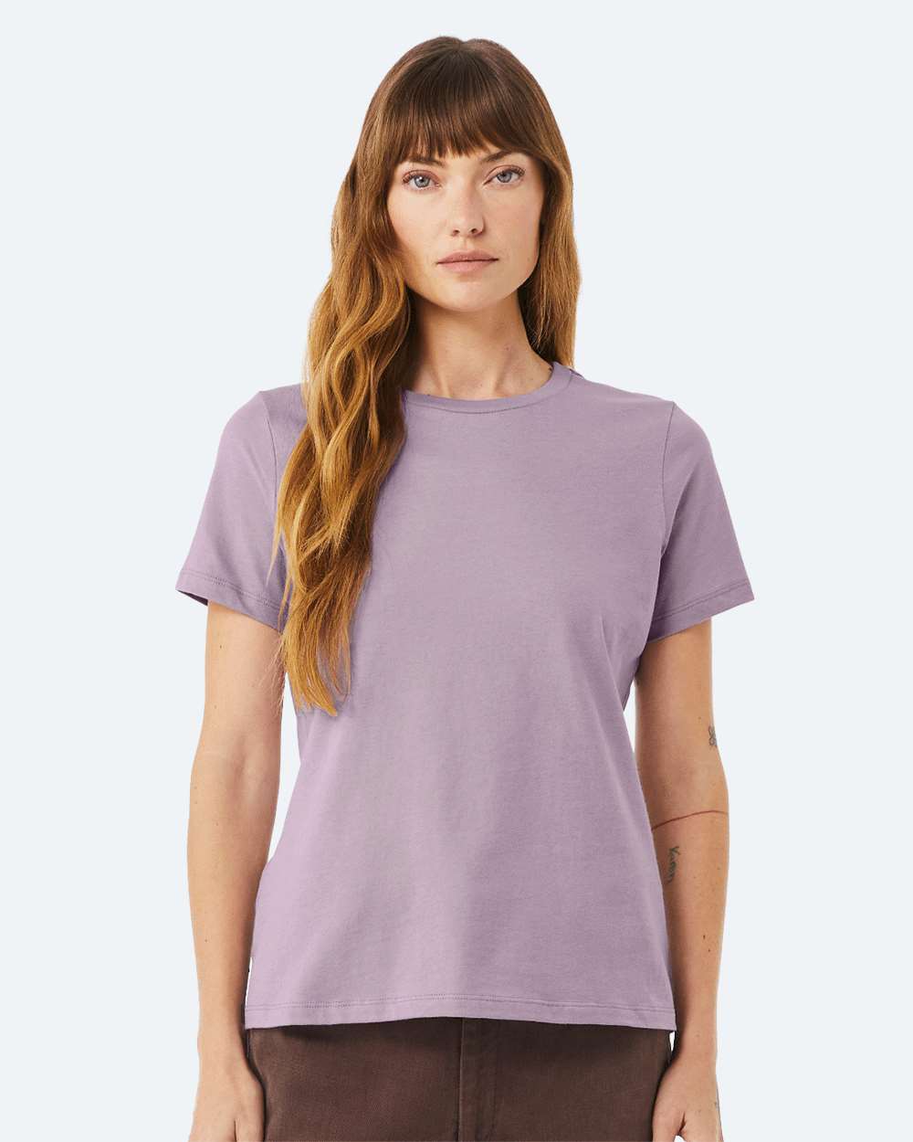 Women’s Relaxed Jersey Tee – 6400 – Light Violet