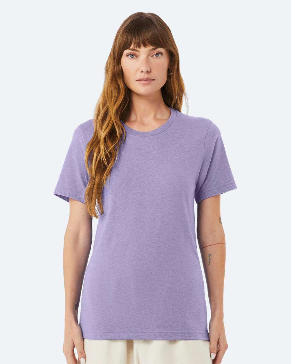 CVC Jersey Tee – 3001CVC – Heather Dark Lavender