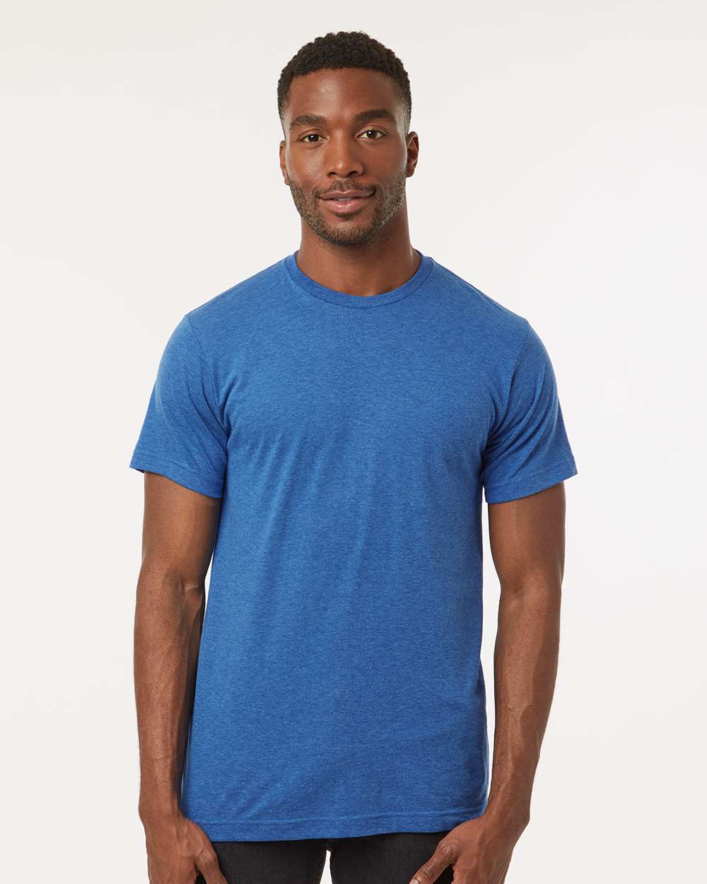 Deluxe Blend T-Shirt – 3541 – Heather Royal