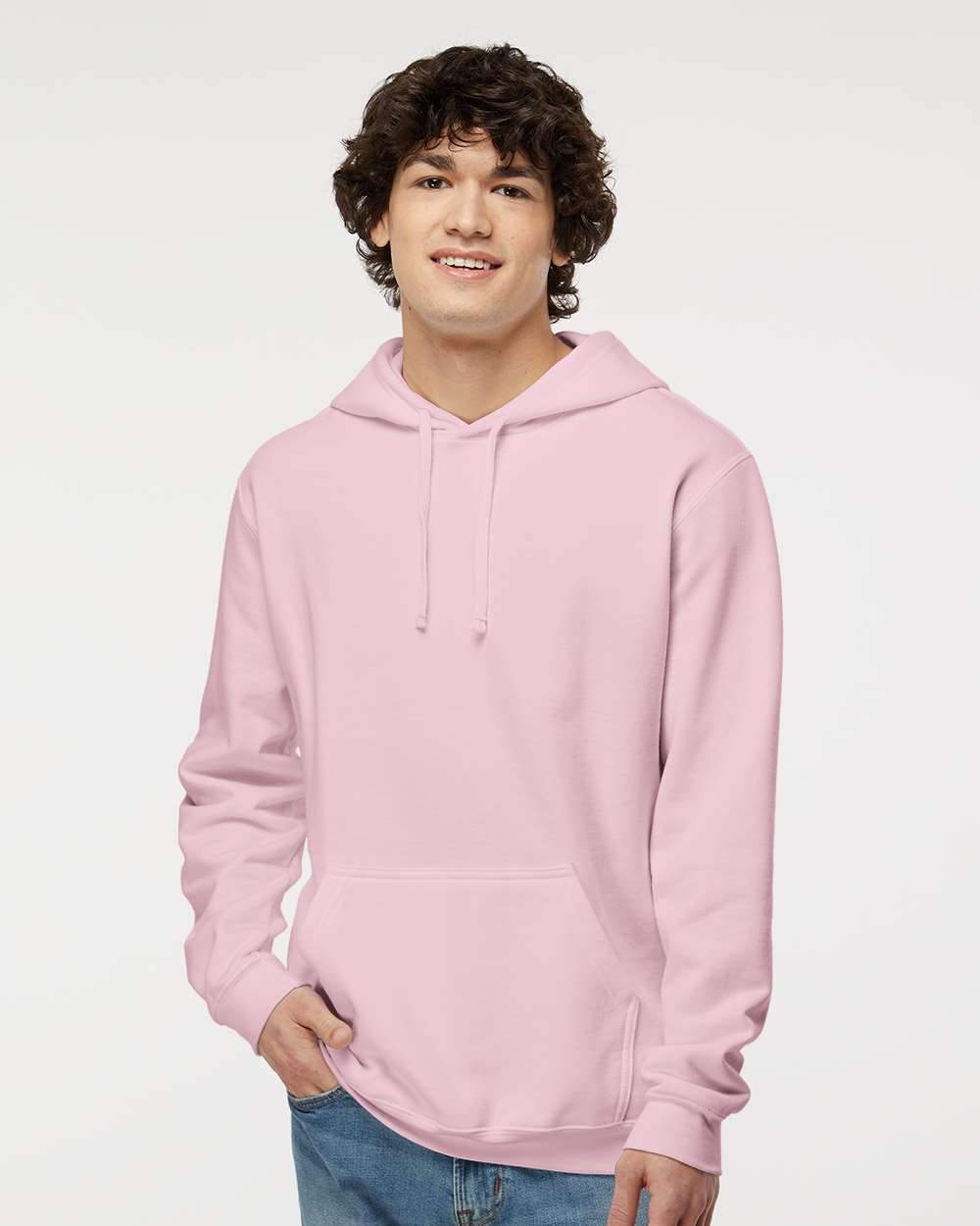 Unisex Pullover Hoodie – 3320 – Light Pink