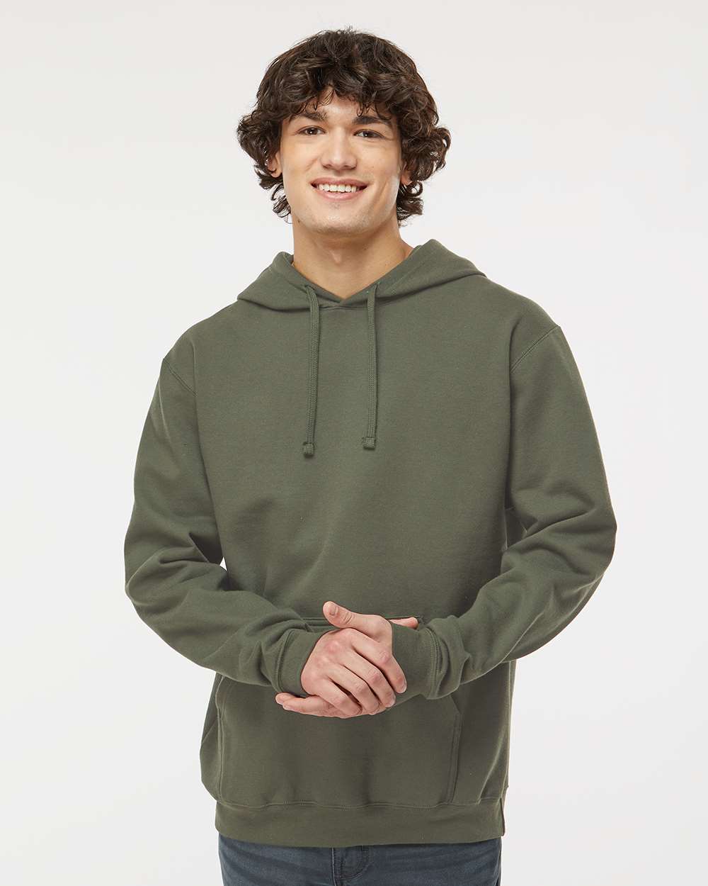 Unisex Pullover Hoodie – 3320 – Military Green