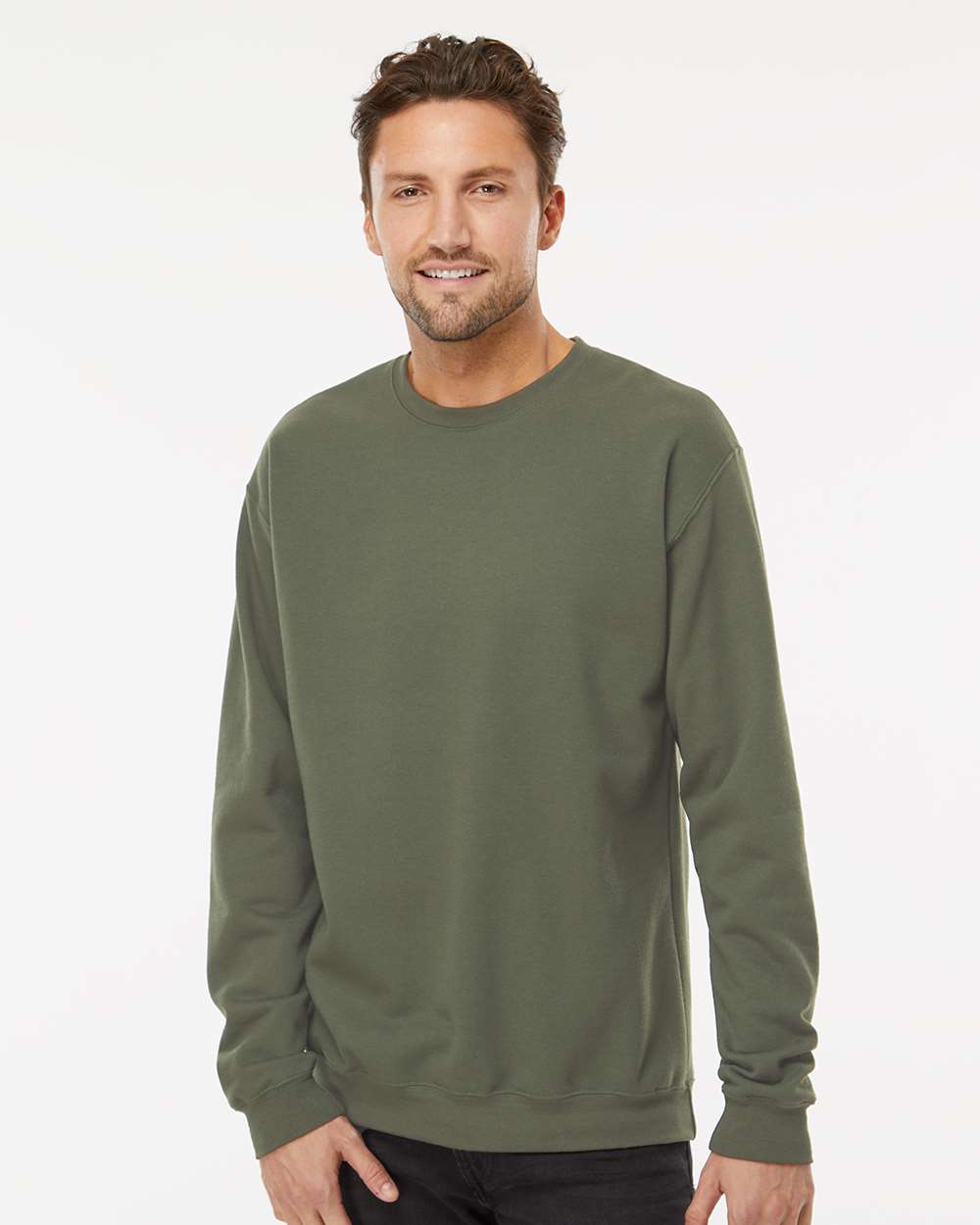 Unisex Crewneck Fleece – 3340 – Military Green