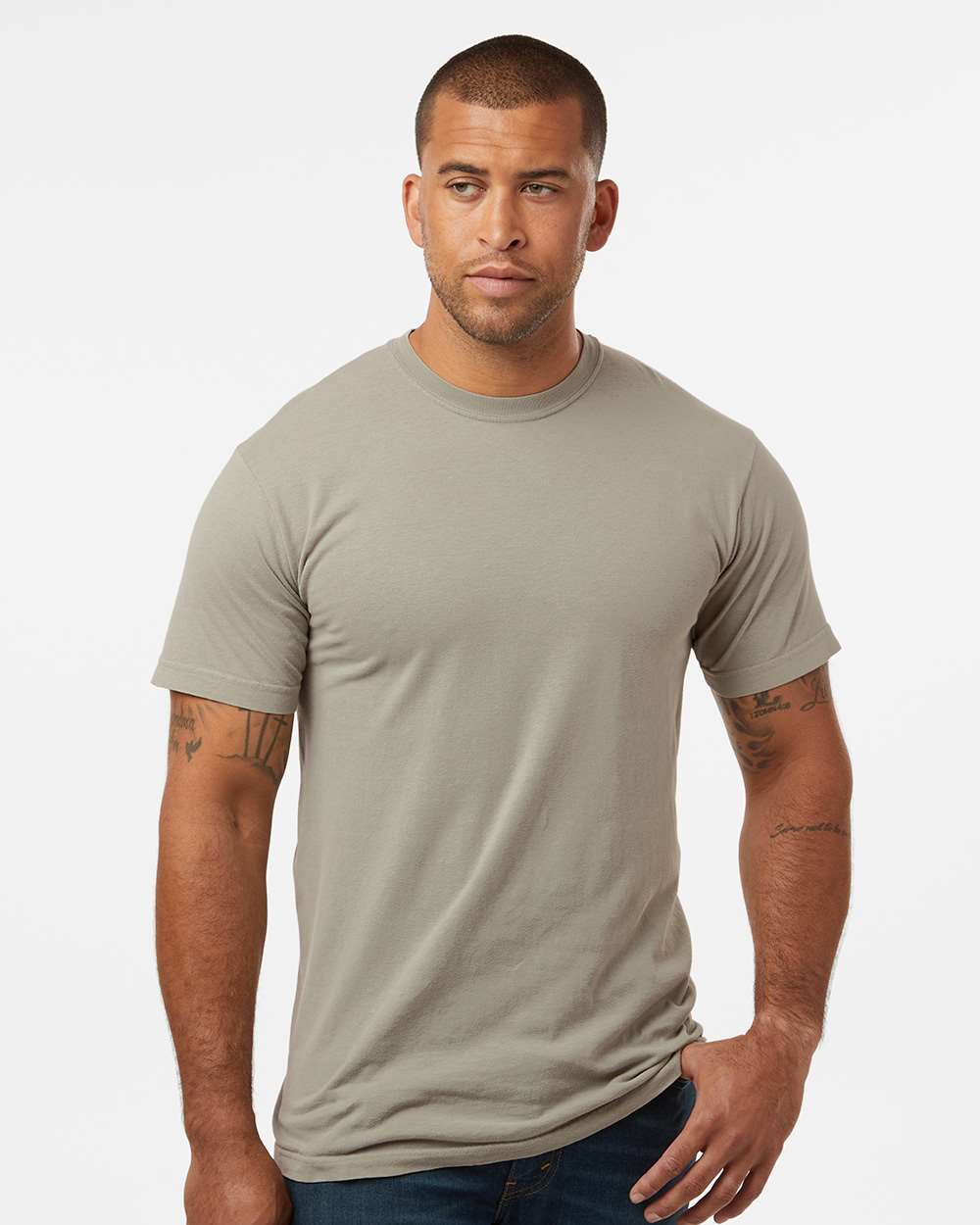 Unisex Vintage Garment-Dyed T-Shirt – 6500M – Sandstone