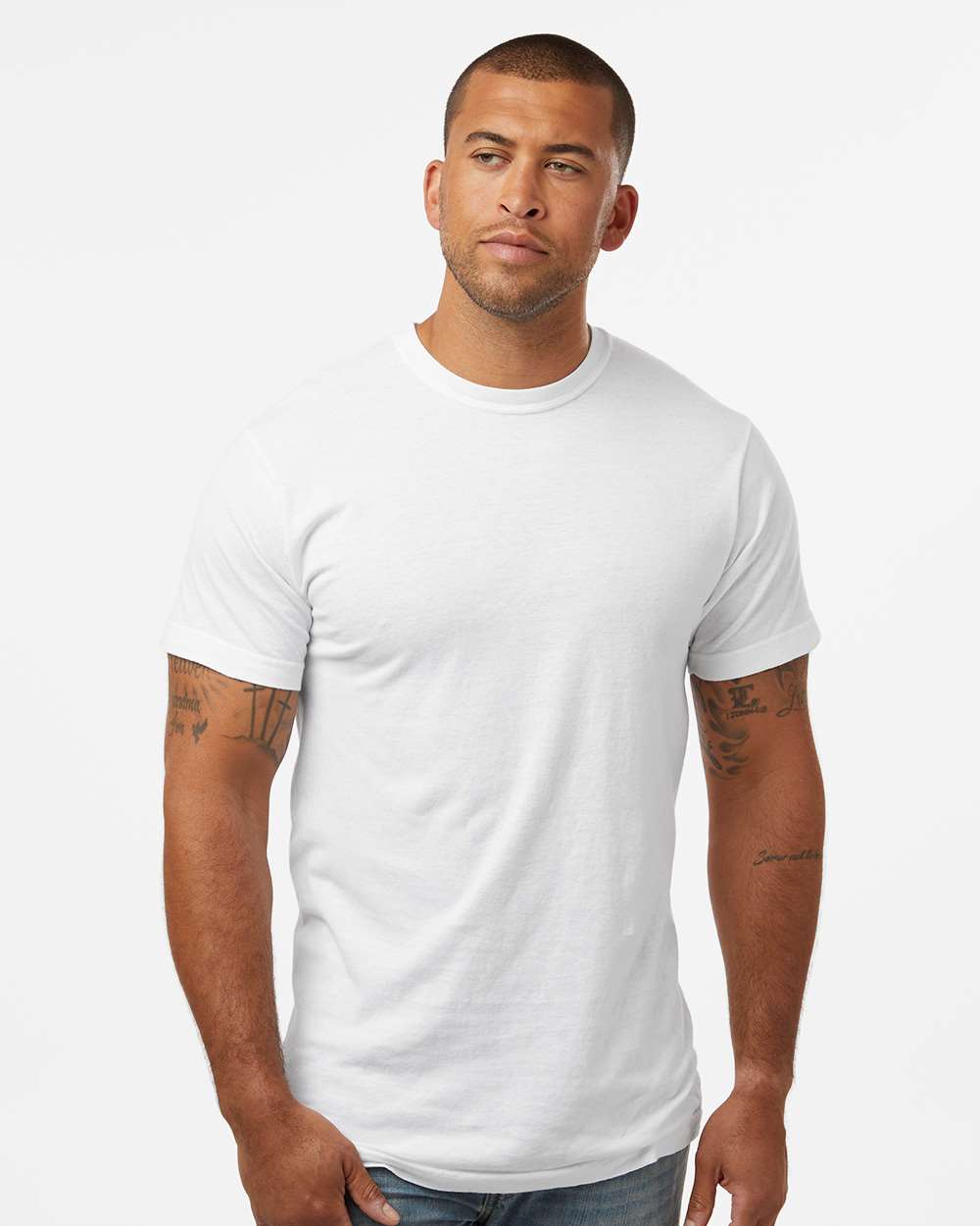 Unisex Vintage Garment-Dyed T-Shirt – 6500M – White