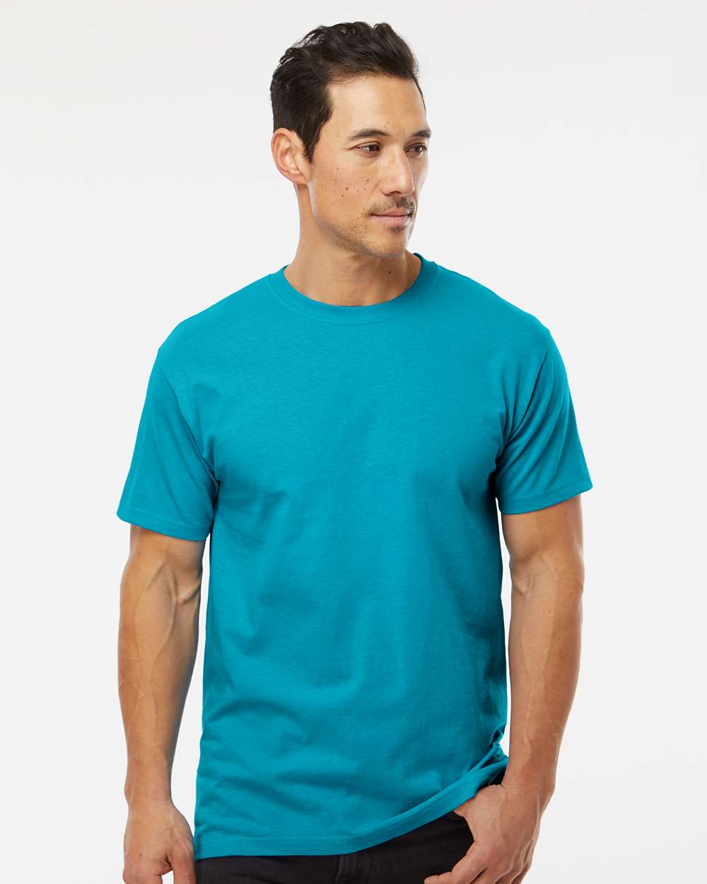 Men's Gold Soft Touch T-Shirt – 4800 – Tropical Blue