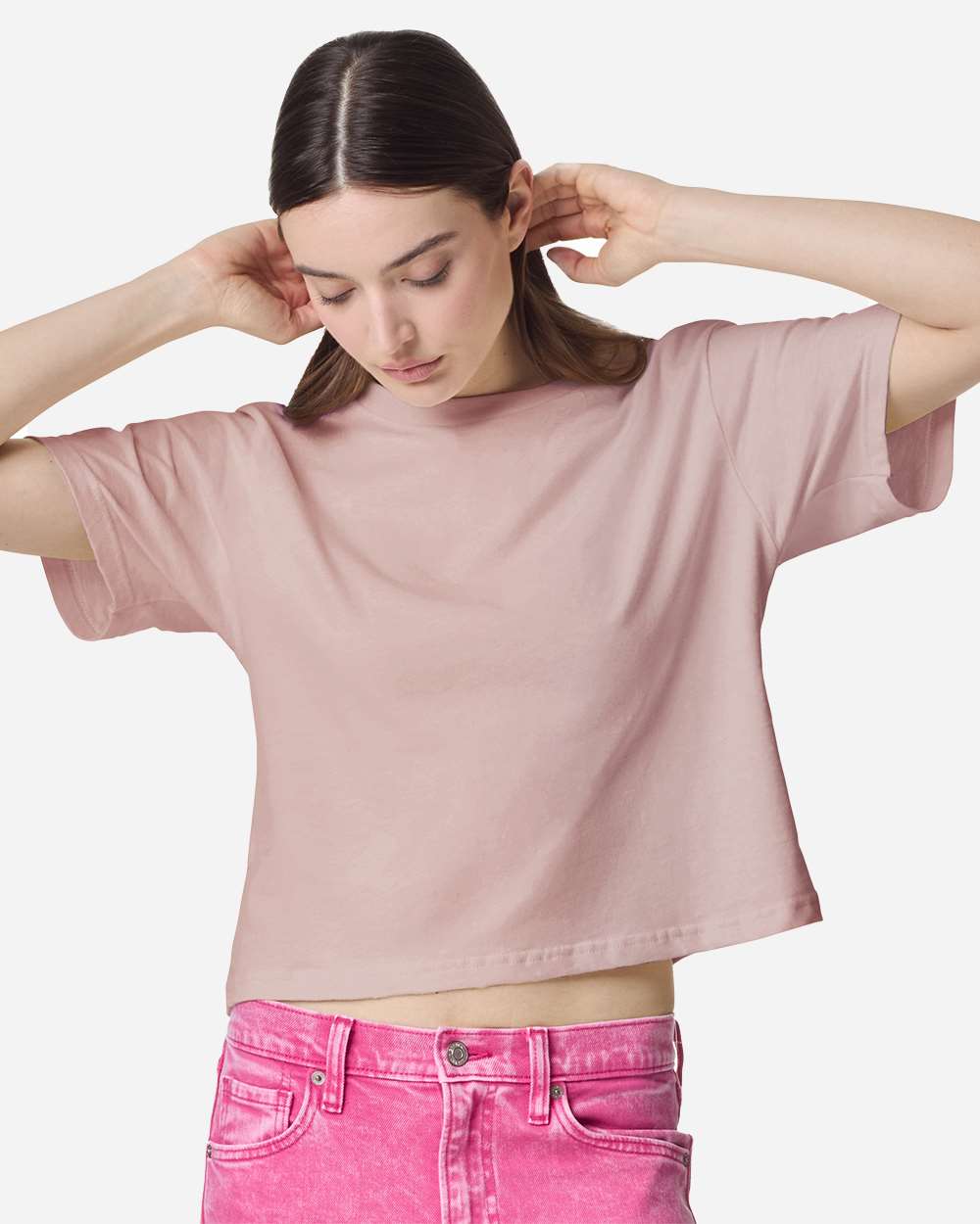 Women's Fine Jersey Mid-Length Boxy Tee – 102