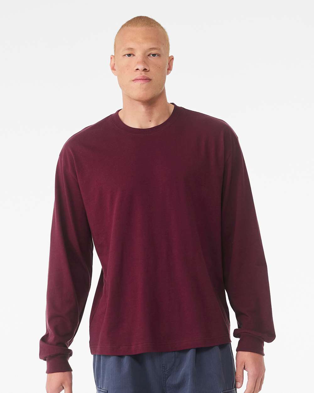 6 oz. Heavyweight Long Sleeve Tee – 3511 – Maroon