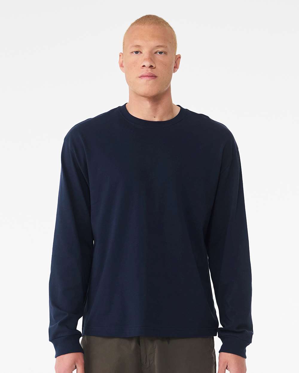 6 oz. Heavyweight Long Sleeve Tee – 3511 – Navy