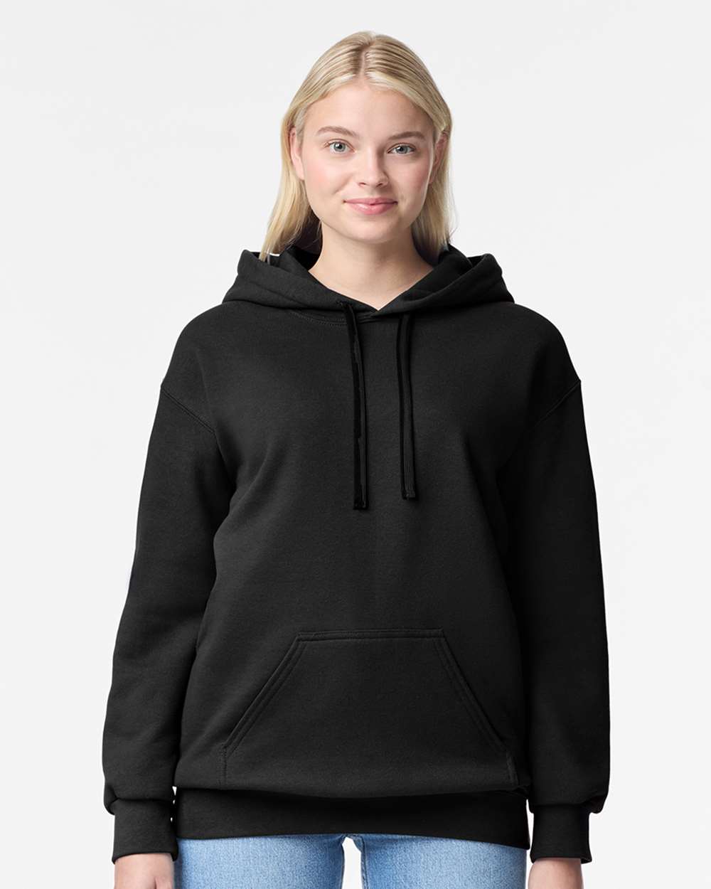 Unisex Hammer™ Maxweight Hooded Sweatshirt – 19500 – Pitch Black