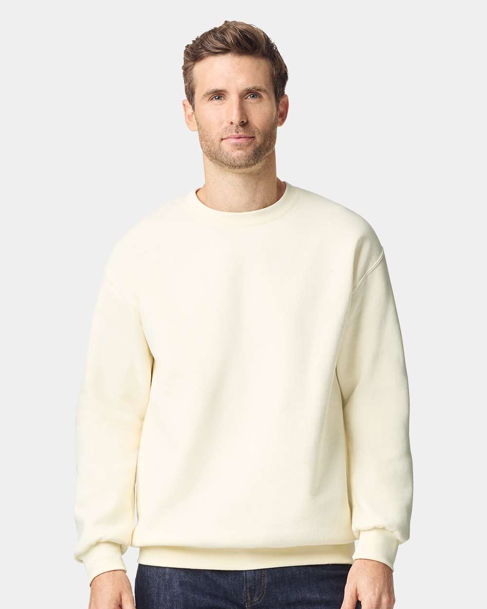 Unisex Hammer™ Maxweight Crewneck Sweatshirt – 19000 – Off White