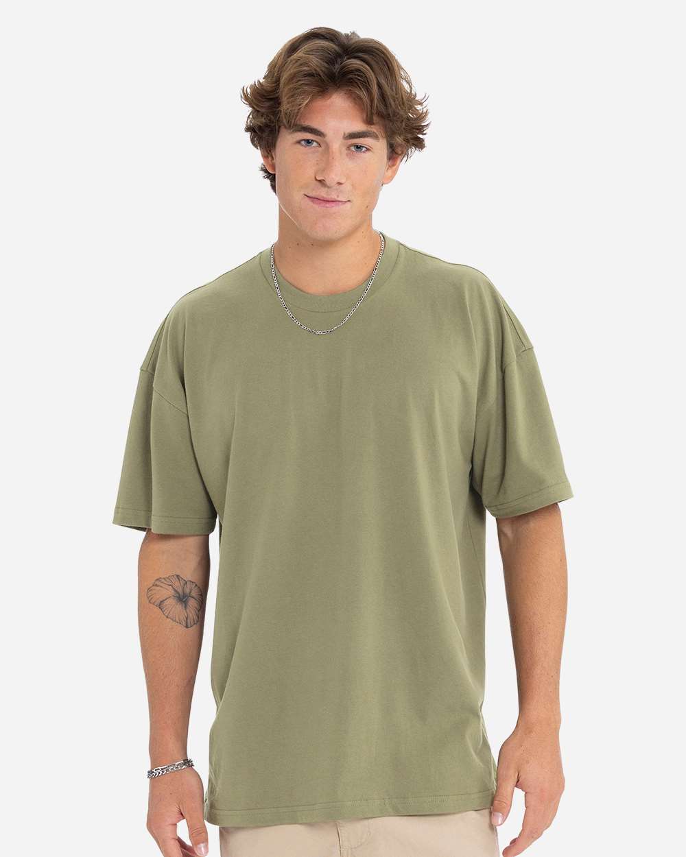 Unisex Heavyweight Tee – 7200 – Light Olive