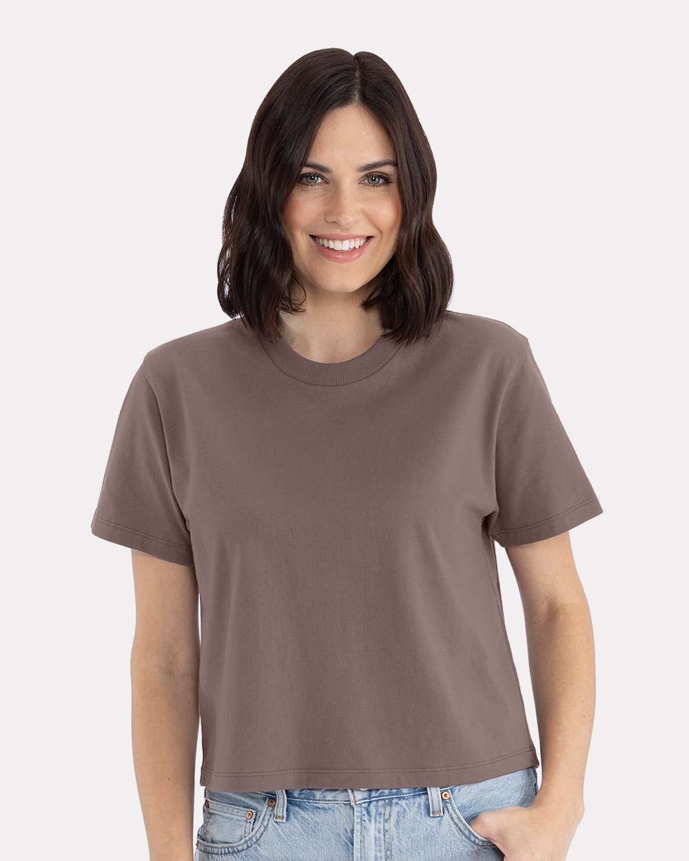 Women's Heavyweight Boxy Tee – 7610 – Shiitake