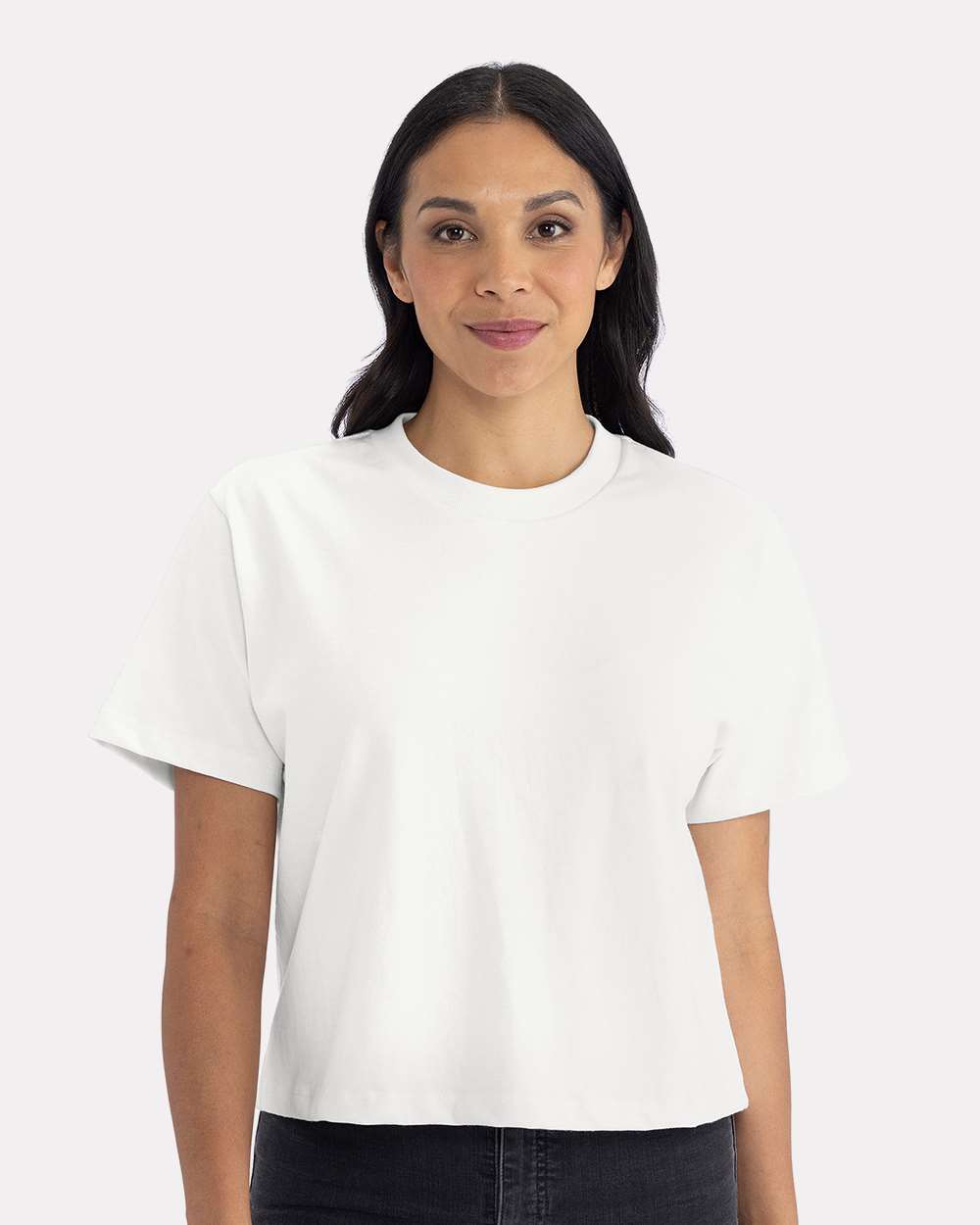 Women's Heavyweight Boxy Tee – 7610 – White