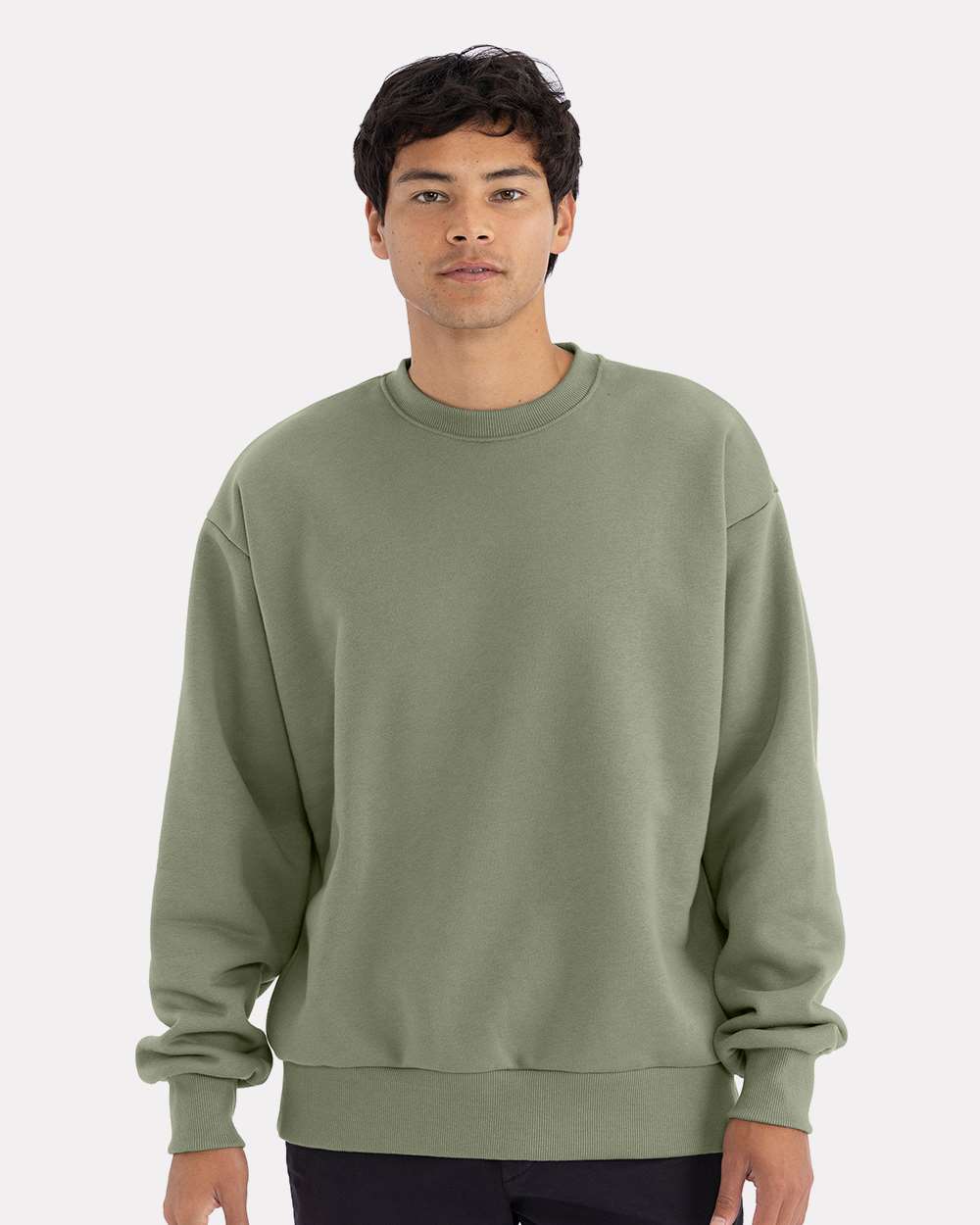 Unisex Heavyweight Crewneck Sweatshirt – 9007 – Light Olive