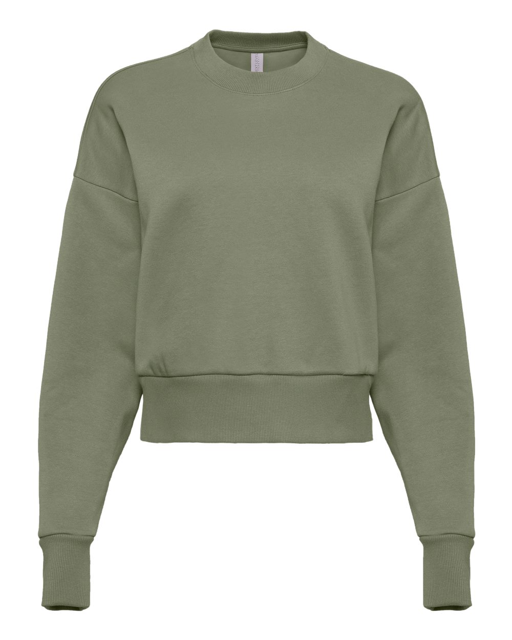Women's Heavyweight Crewneck Sweatshirt – 9087 – Light Olive