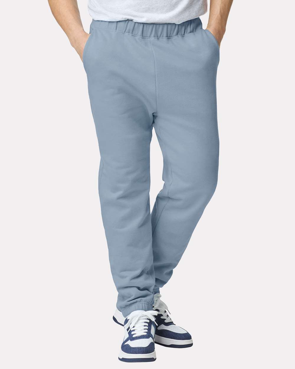 Unisex Softstyle® Midweight Pocket Sweatpants – SF100 – Stone Blue