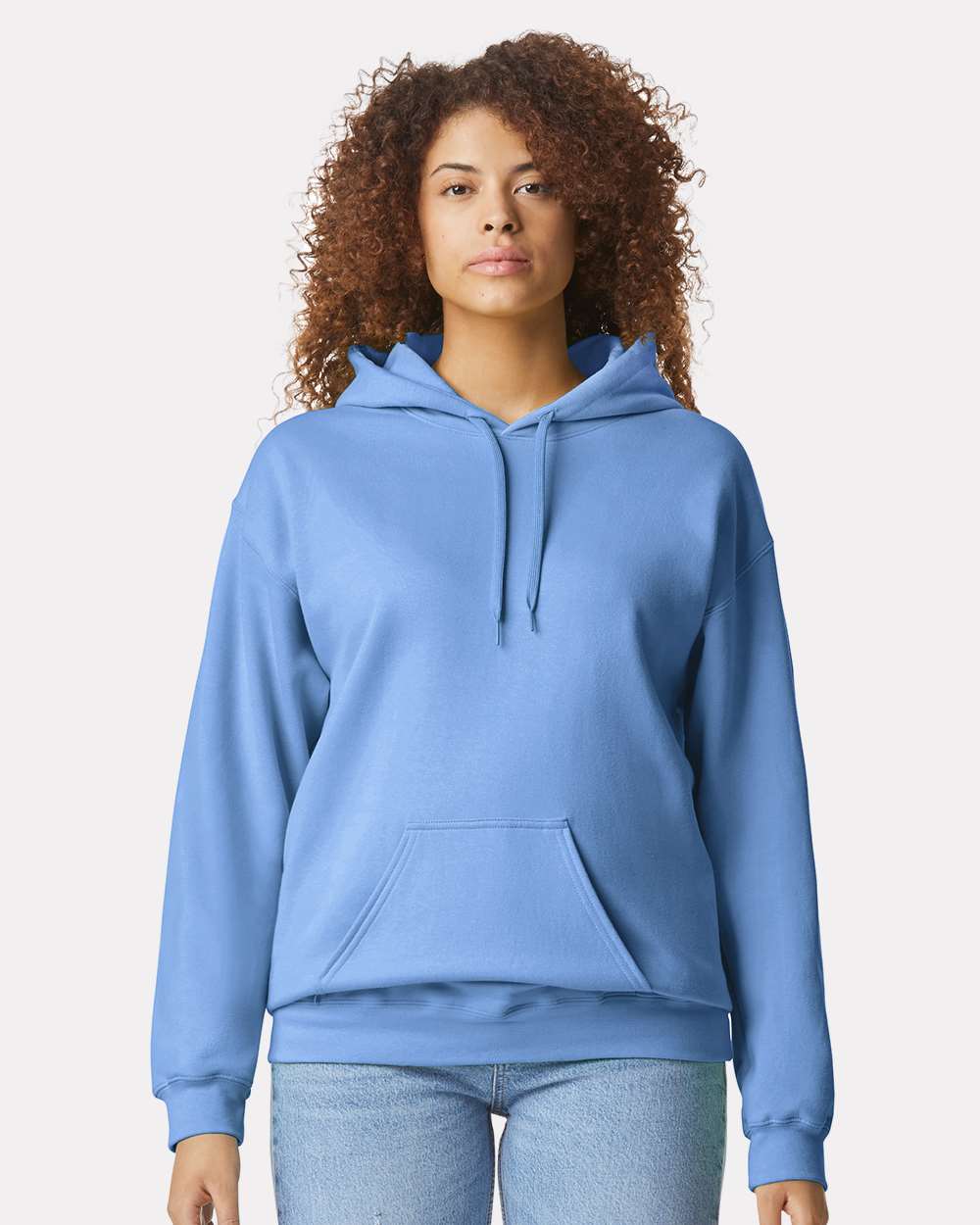 Unisex Softstyle® Midweight Hooded Sweatshirt – SF500 – Carolina Blue