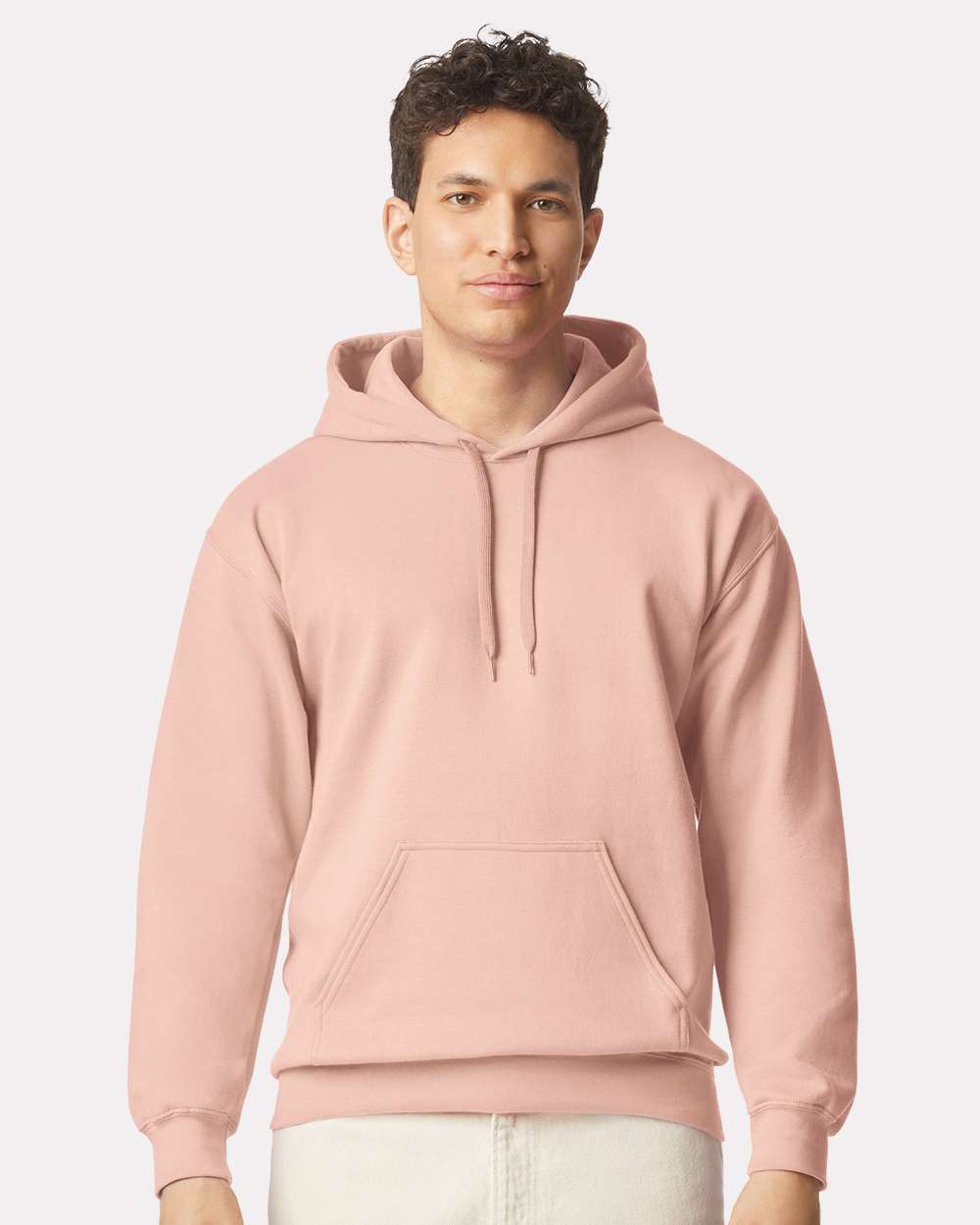 Unisex Softstyle® Midweight Hooded Sweatshirt – SF500 – Dusty Rose