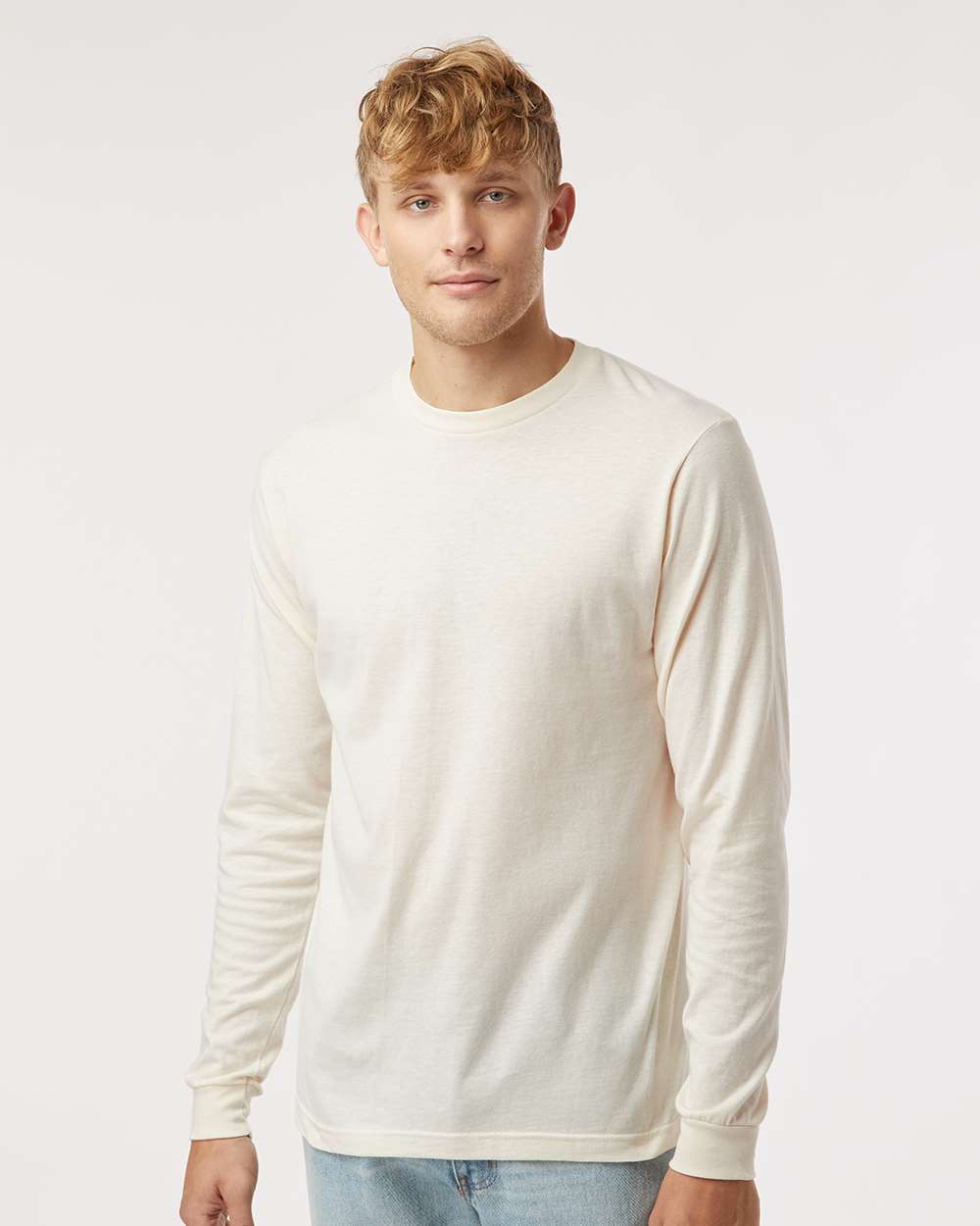 Fine Jersey Long Sleeve T-Shirt – 4501 – Natural