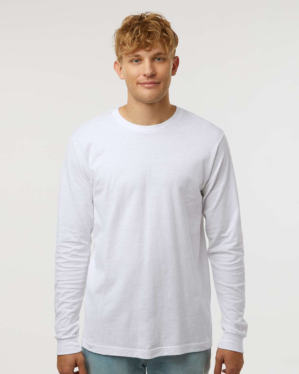 Fine Jersey Long Sleeve T-Shirt – 4501 – Fine White
