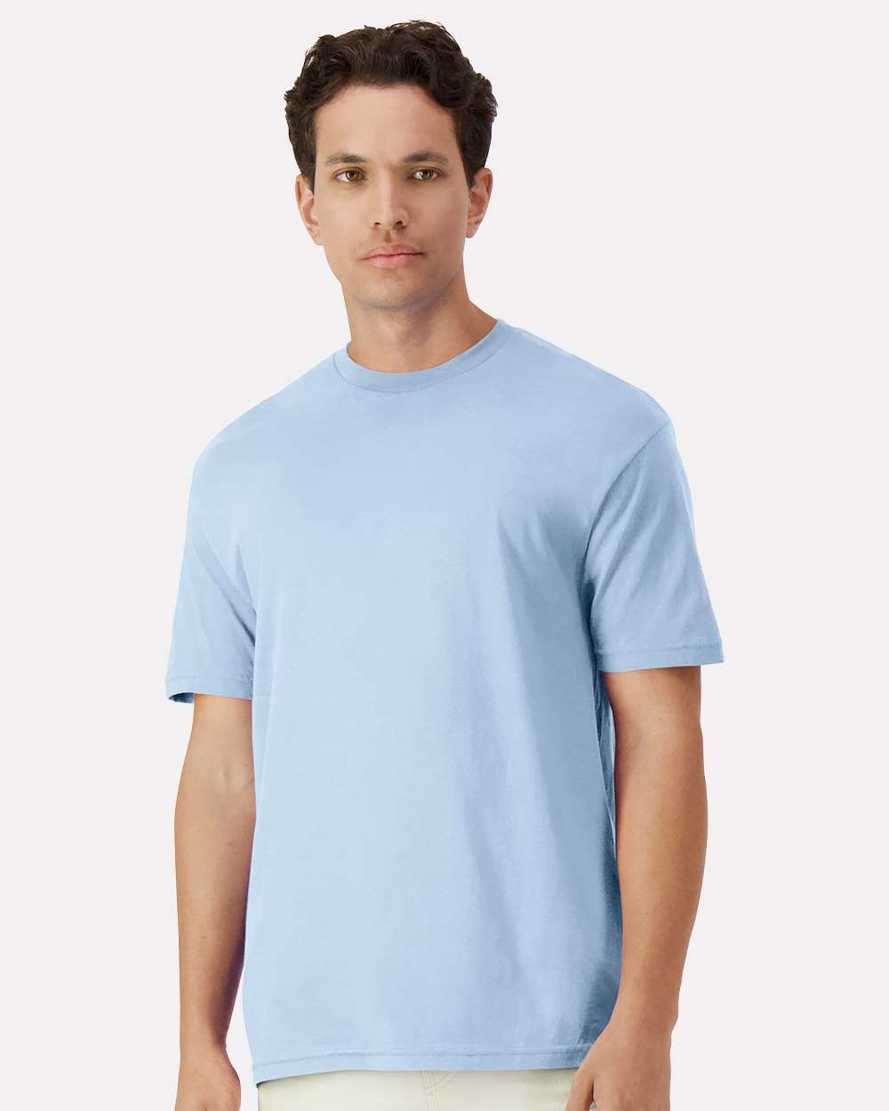 Unisex Light Cotton T-Shirt – 3000 – Light Blue