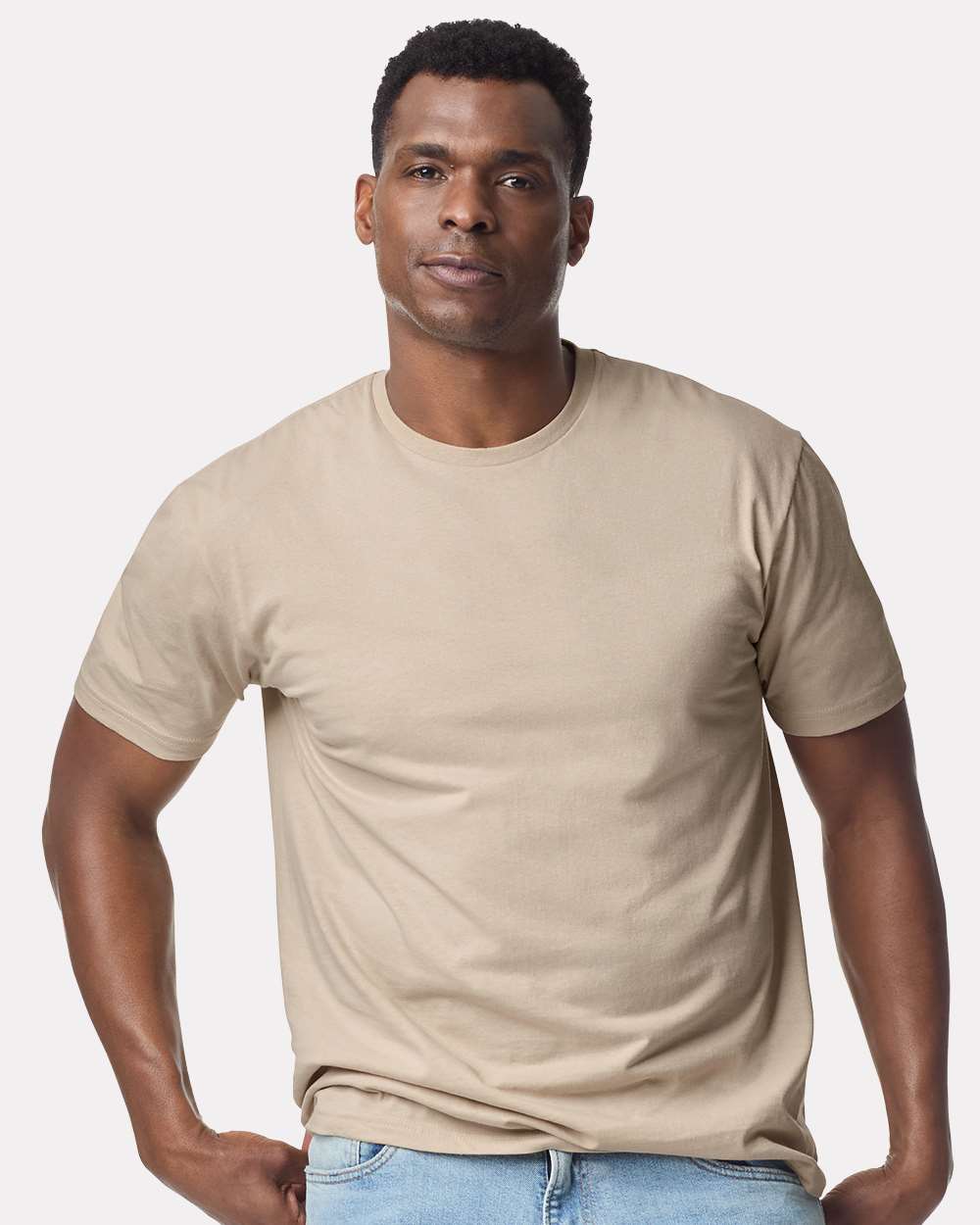 Unisex Light Cotton T-Shirt – 3000 – Sand