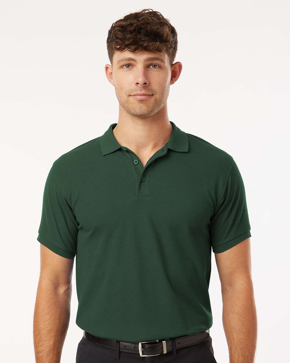 Men's Pique Polo – 62800 – Forest Green
