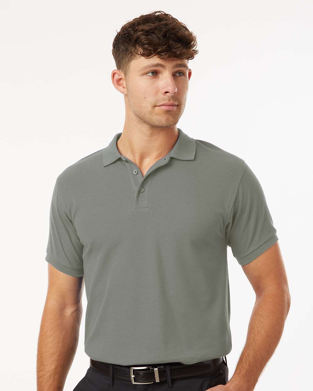 Men's Pique Polo – 62800 – Greystone