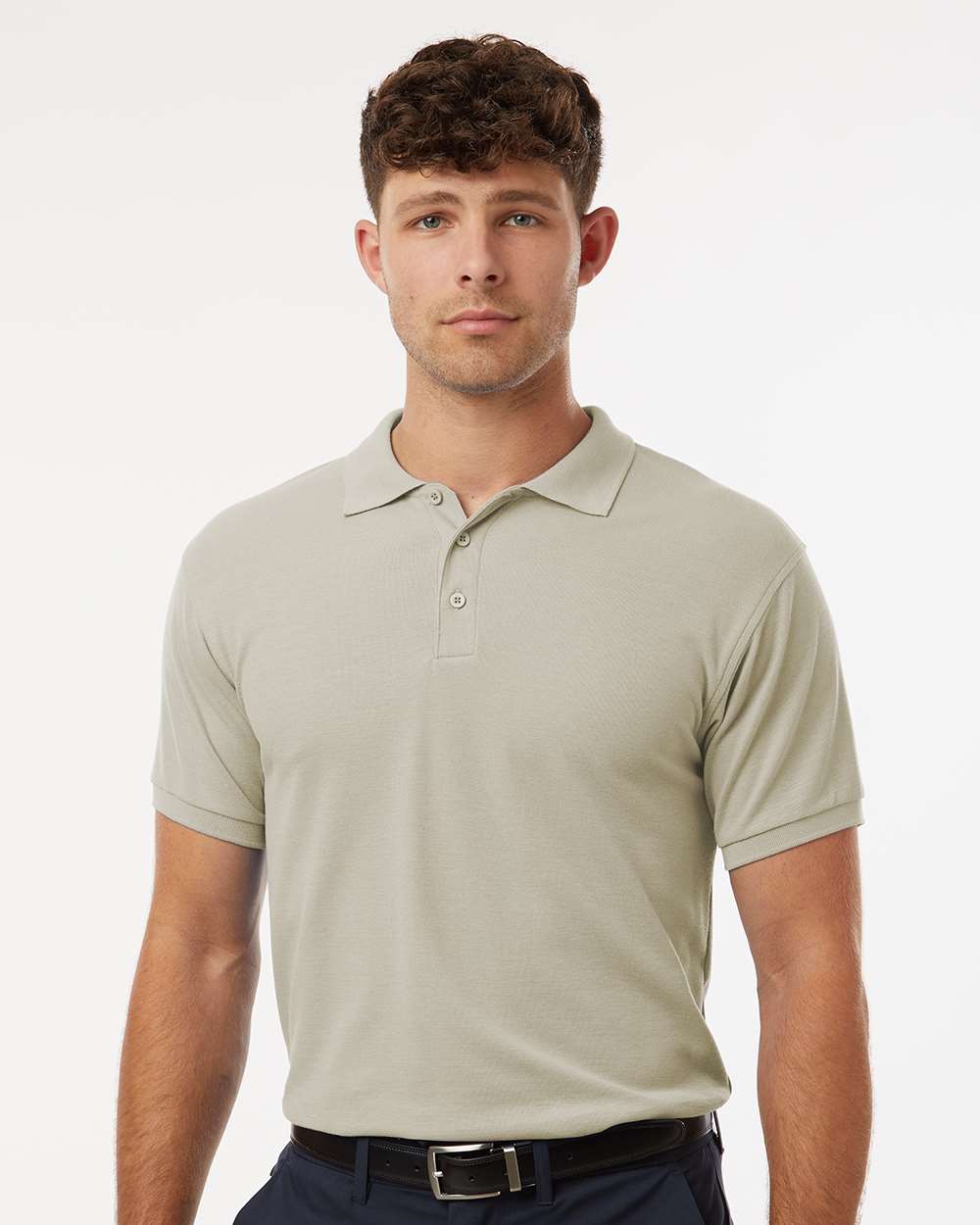 Men's Pique Polo – 62800 – Sand
