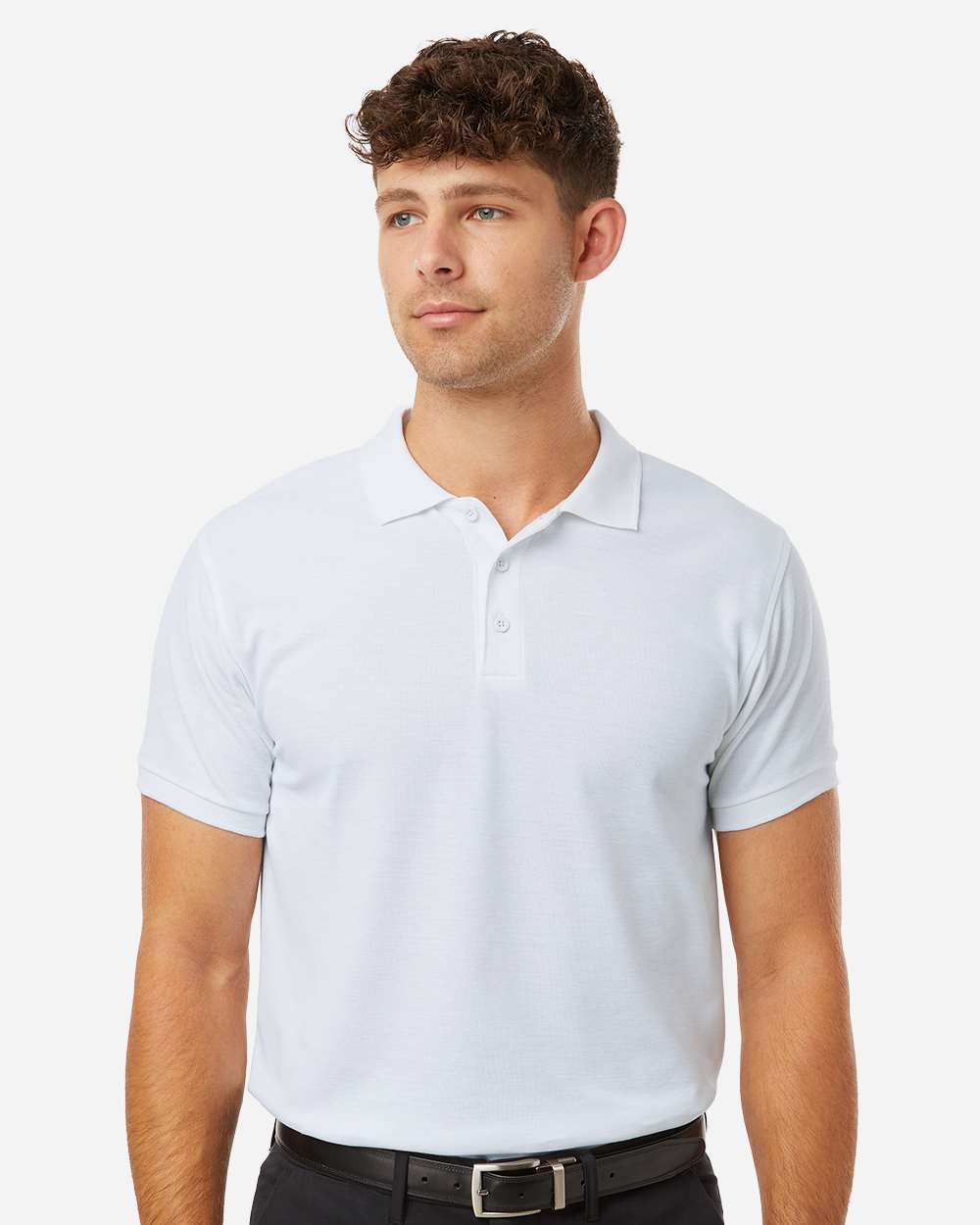 Men's Pique Polo – 62800 – White