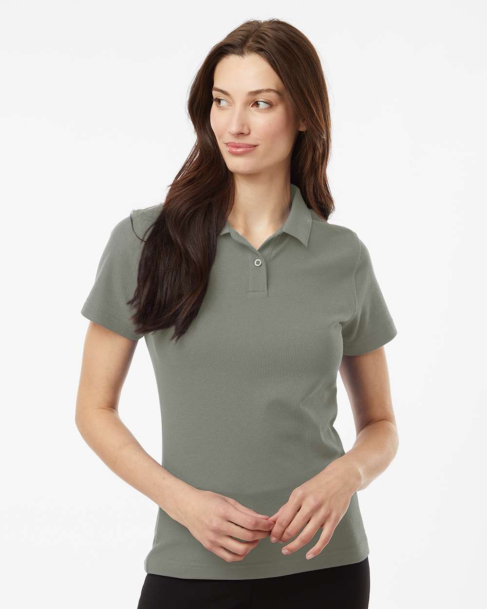 Women's Pique Polo – 62800L – Greystone