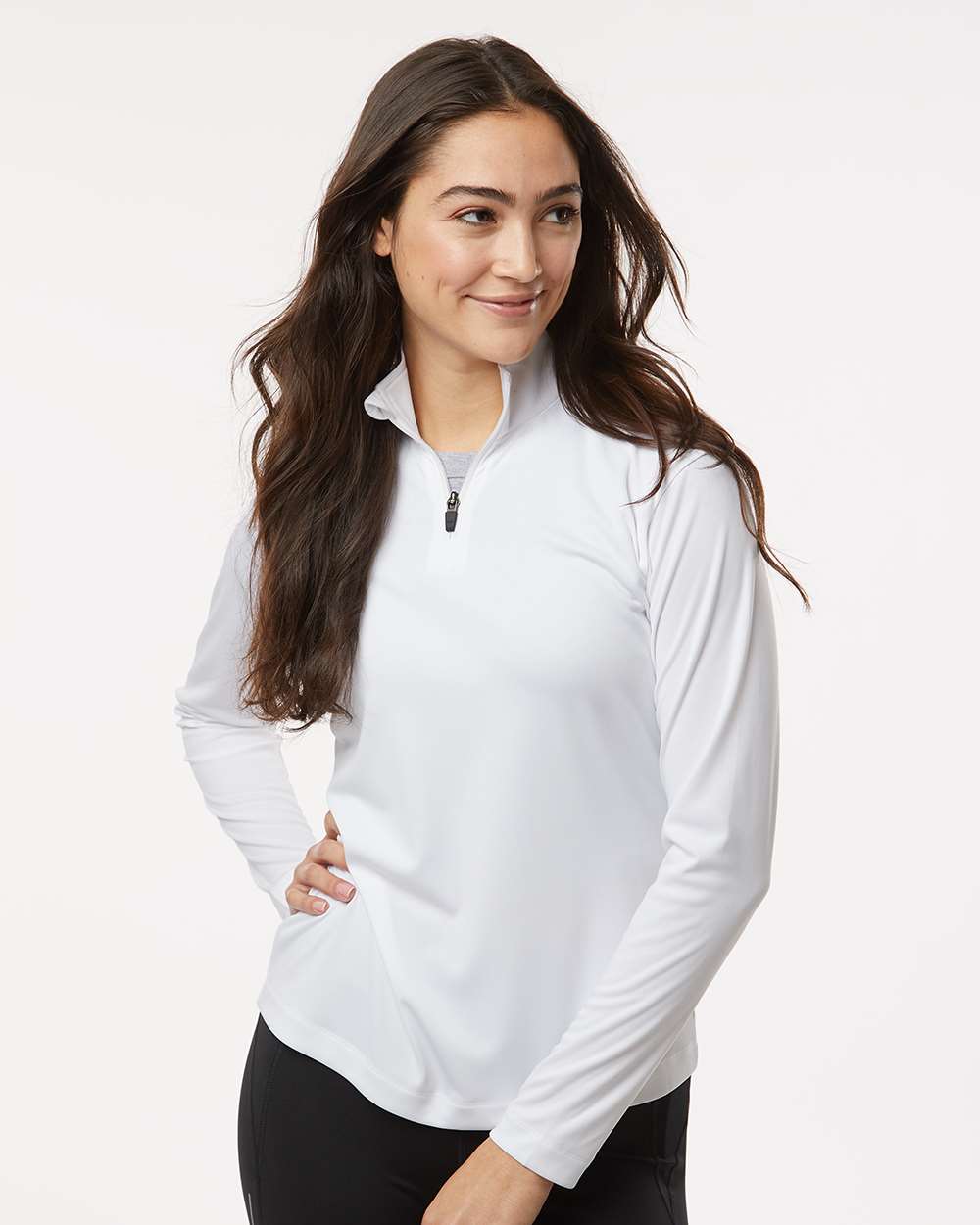 Women's Pro-Lock Performance Quarter-Zip Pullover – 41870L – White