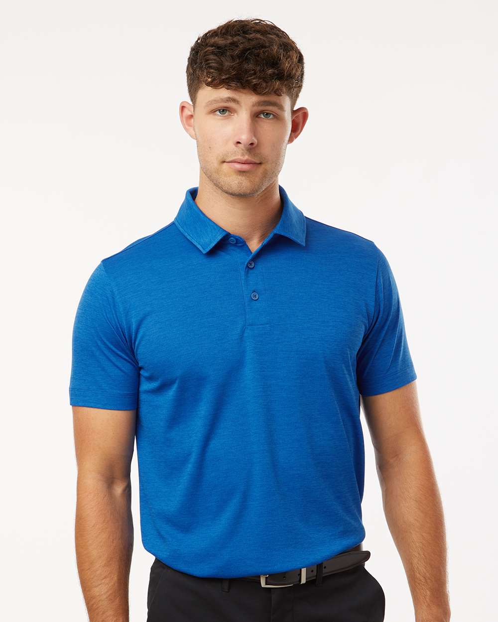 Men's Pro-Lock Performance Mélange Polo – 4HM00 – Royal Melange