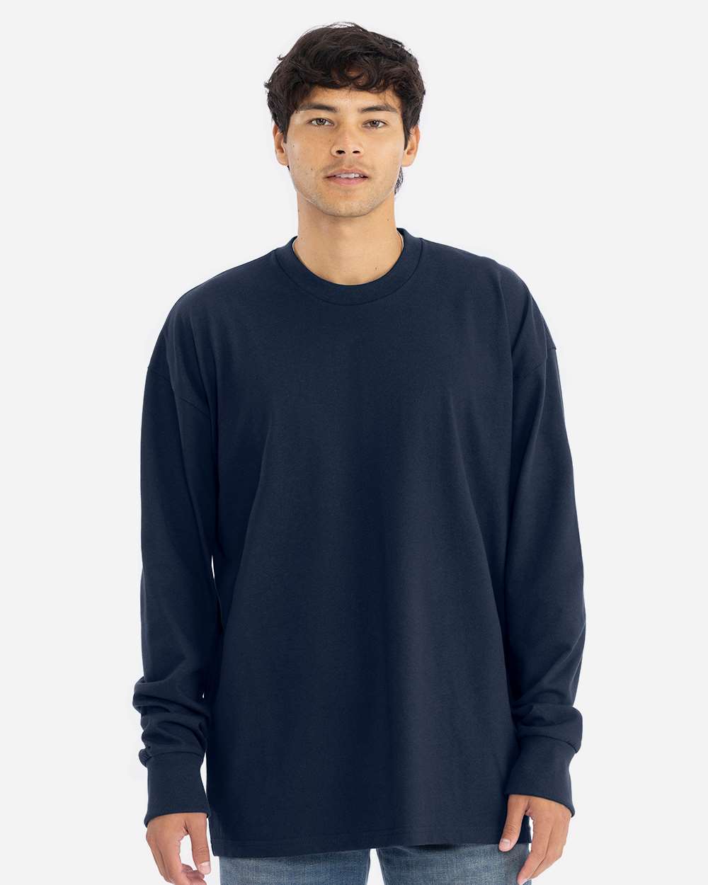 Unisex Heavyweight Long Sleeve Tee – 7211 – Midnight Navy