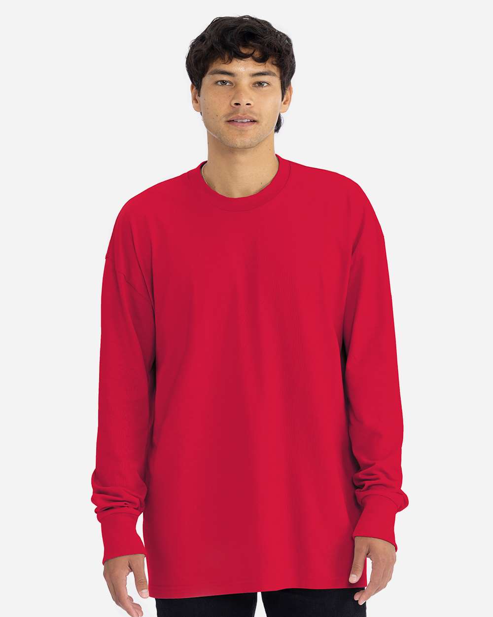 Unisex Heavyweight Long Sleeve Tee – 7211 – Red