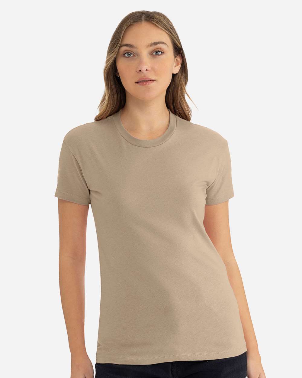 Women's Cotton Relaxed Tee – 3910 – Tan