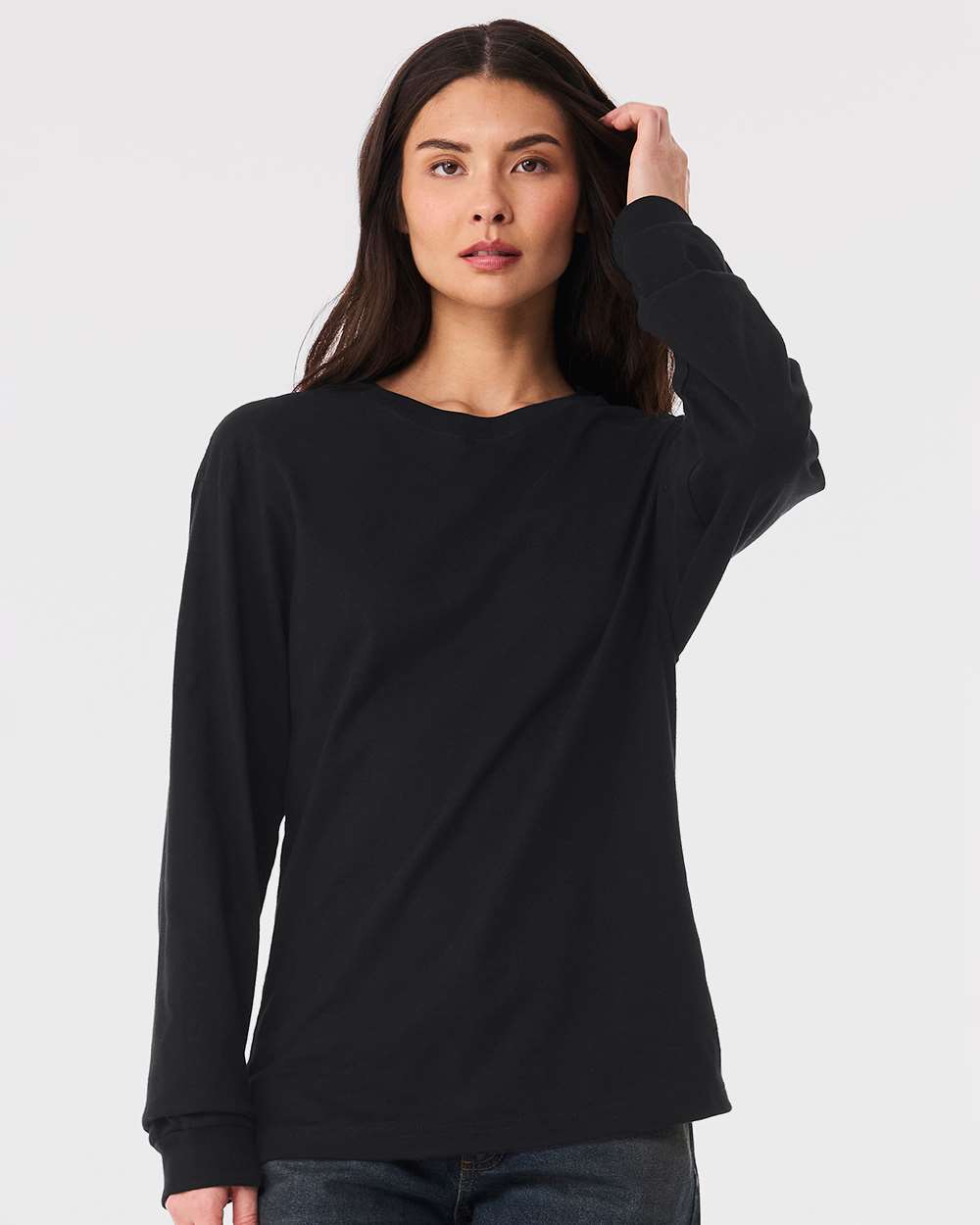 6 oz. Heavyweight Long Sleeve Tee – 3511 – Vintage Black
