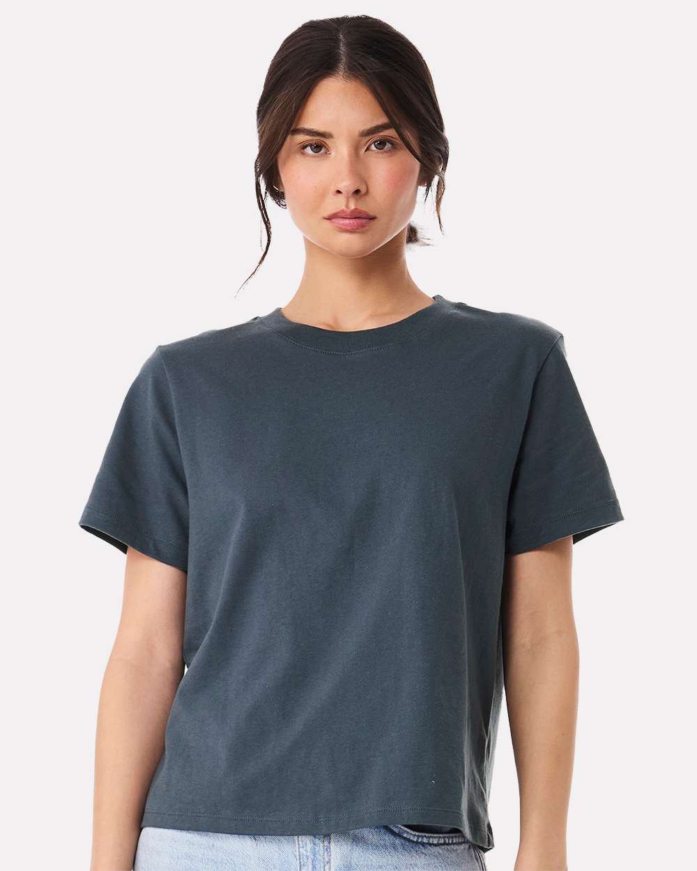 Women's 6 oz. Heavyweight Tee – 6110 – Vintage Navy