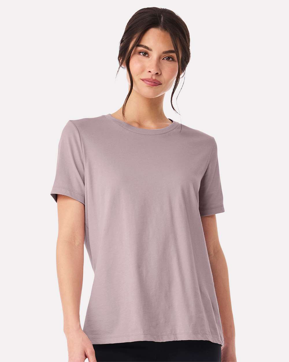Women’s Relaxed Jersey Tee – 6400 – Pink Gravel