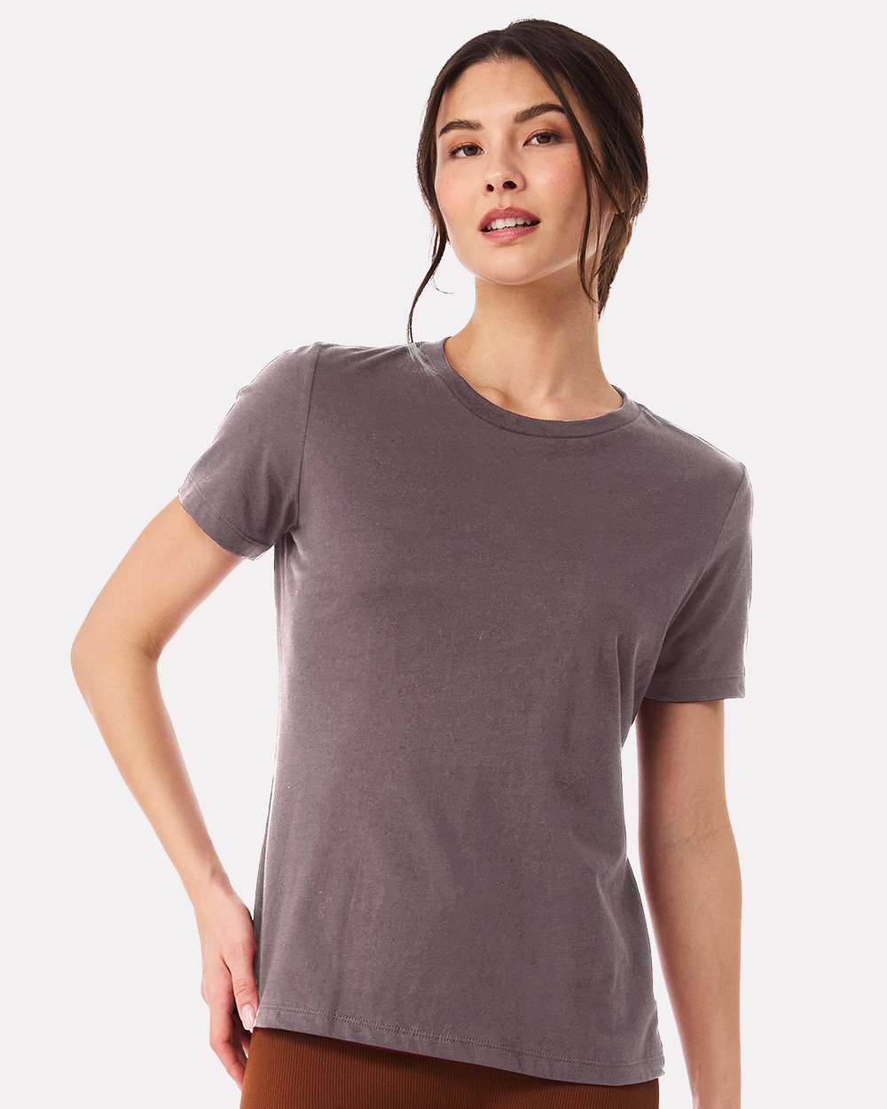 Women’s Relaxed Jersey Tee – 6400 – Purple Storm