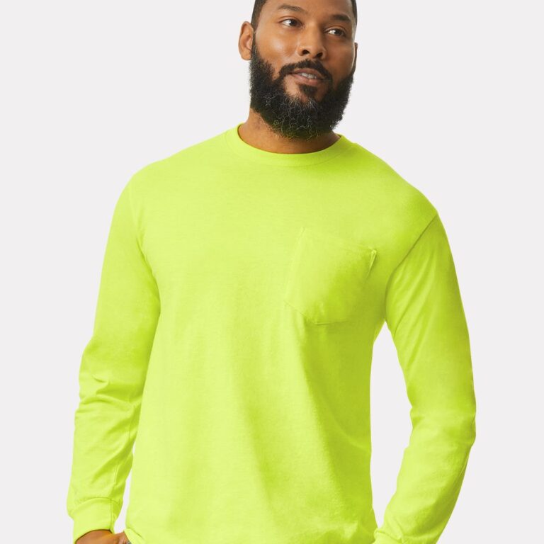 Unisex Ultra Cotton® Long Sleeve Pocket T-Shirt – 2410