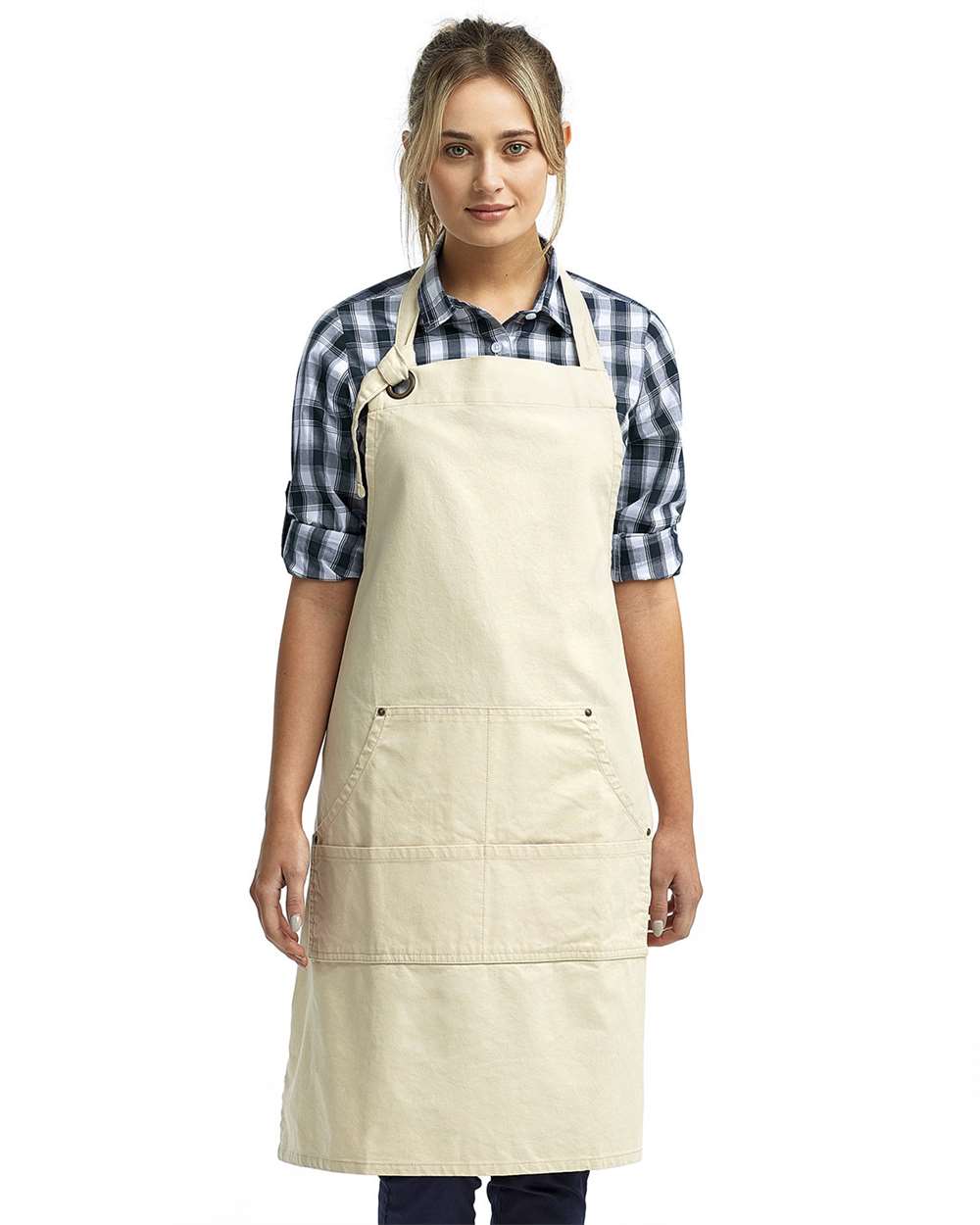 Calibre Heavy Cotton Canvas Pocket Apron – RP137 – Natural