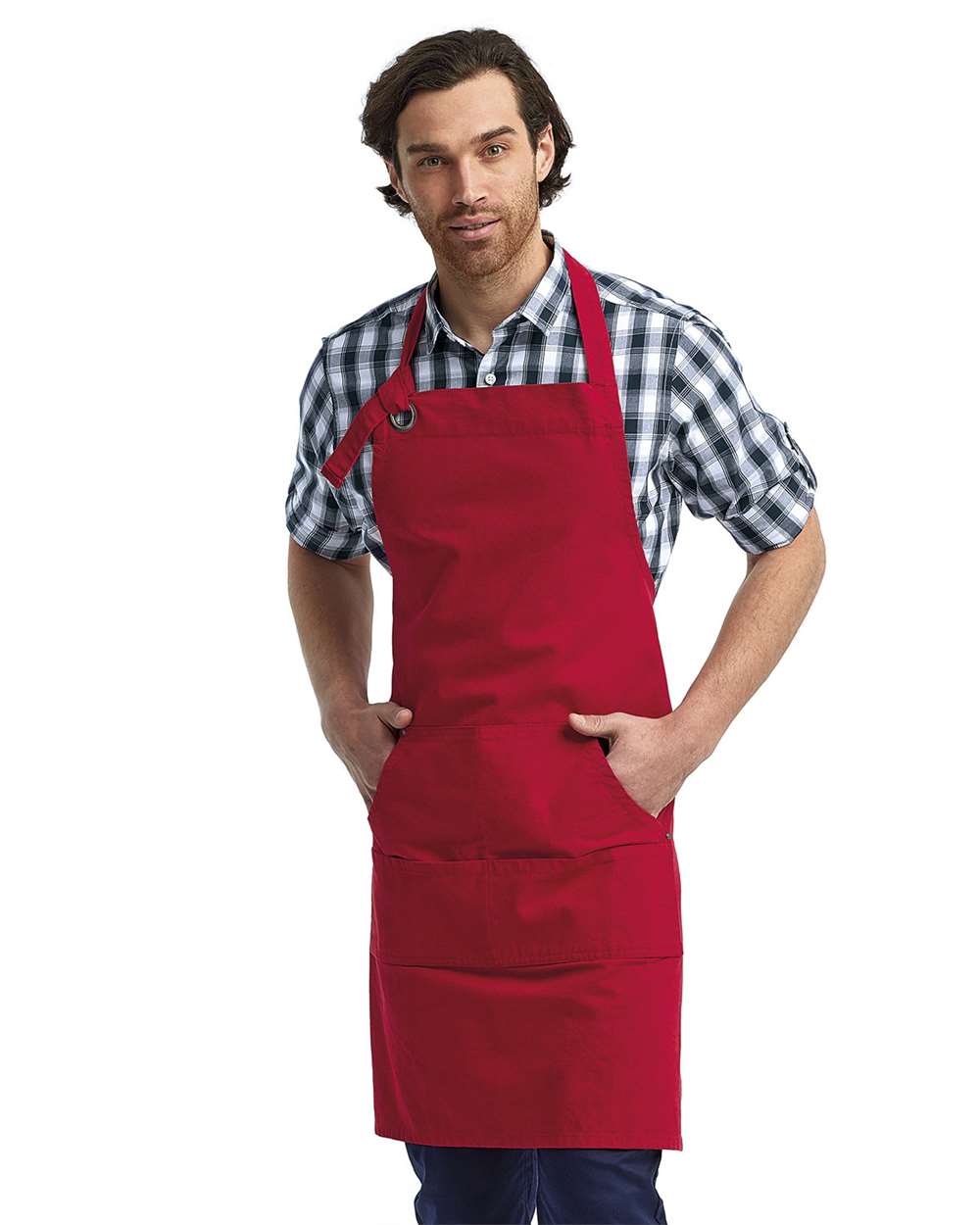 Calibre Heavy Cotton Canvas Pocket Apron – RP137 – Red