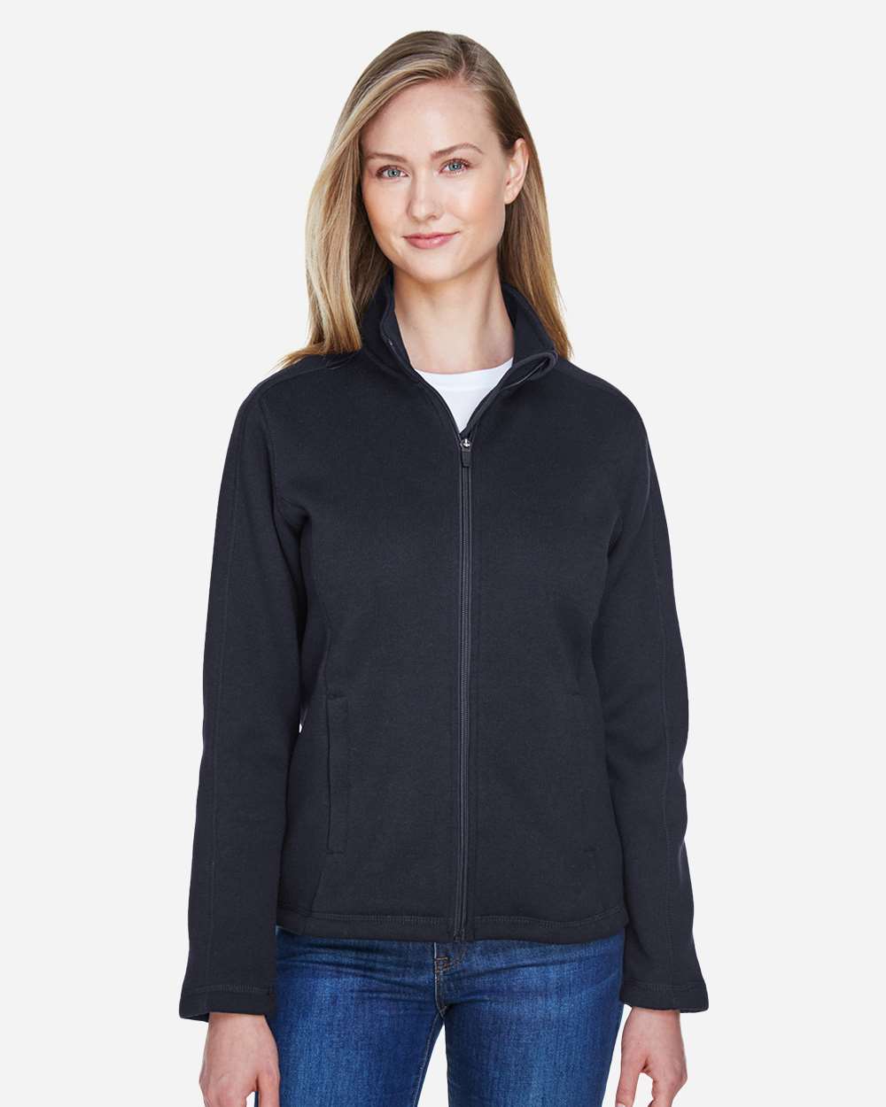 Women's Bristol Full-Zip Sweater Fleece Jacket – DG793W