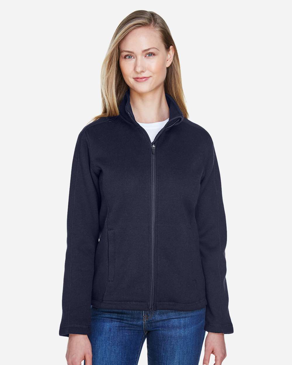 Women's Bristol Full-Zip Sweater Fleece Jacket – DG793W