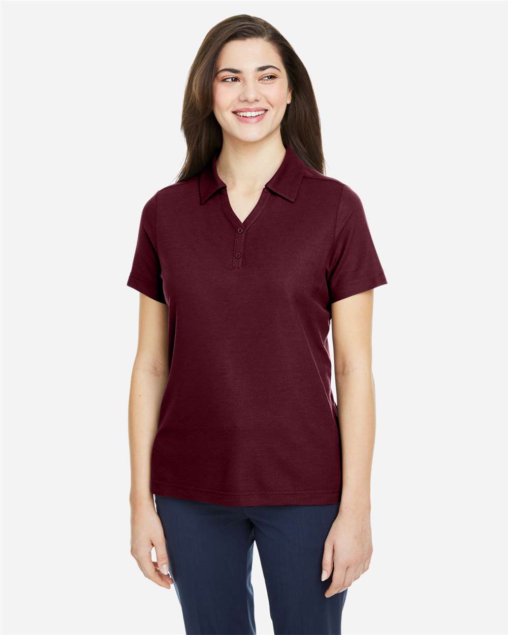 Women's Fusion ChromaSoft™ Pique Polo – CE112W